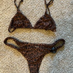 Ark Swimwear leopard bikini set